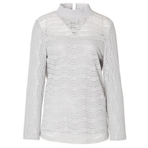 [벨리시앙]하이넥 레이스 블라우스 BL3107