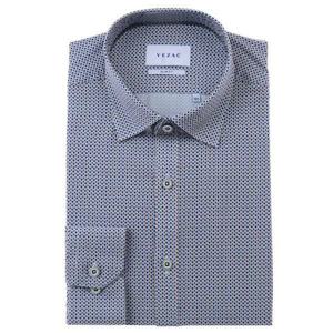 [예작]YJESIS343_스냅카라 스트레치 프린트 슬림핏긴소매