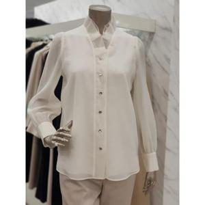 미니멈 세이브존01 플리츠 카라 블라우스 MZAGWB2910