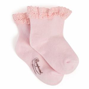 21SS 키즈 레이스 삭스 핑크 S01XUNKN0901 021A