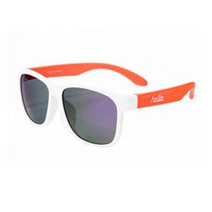 아동 주니어 선글라스 화이트 형광오렌지 렌즈 퍼플 FA2147