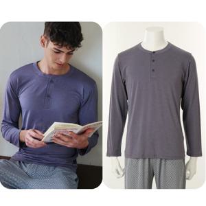 [비너스]남성상의 시원한감촉 인견 부드럽고 신축성있는 실내복 홈웨어 상의 VEV3929M