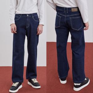 부산본점웰메이드 사이드 밴딩일자 인디고 데님 MUODL4S1321
