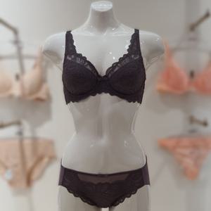 [바바라] 기능성 풀컵 레이스 브라 팬티 세트 ABR4240 ABP4241 MGRY