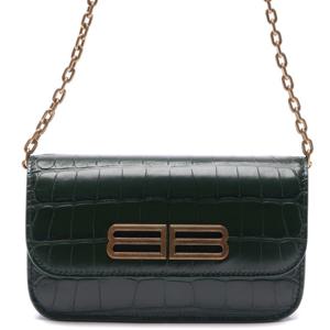 [발렌시아가] 22FW 여성 GOSSIP 크로커다일 엠보싱 크로스백 (688894_23ECM_3017_22F)