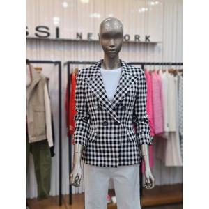 제시뉴욕 세이브존05 하운드패턴 더블재킷 ME4-SZNRJR2790BKM