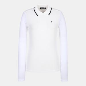 [레노마골프] THE OPEN 여성 냉감 소매 카라 배색 니트 RWSPL6291-101