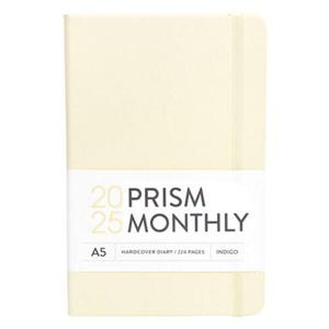 [인디고] 2025 프리즘 A5 먼슬리 다이어리 (날짜형 25절 월간)   바닐라