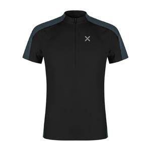 [몬츄라]남성 기능성 반팔 아노락 헤이드 짚 티셔츠 MTZN38X