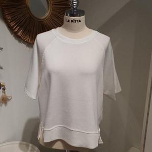 르피타 HC06 반팔 라그랑 라운드 티셔츠(아이보리) L252UTS451