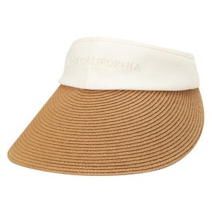 [링스본사] 여성 천연초 배색챙 바이저 L21E2CP257_BG