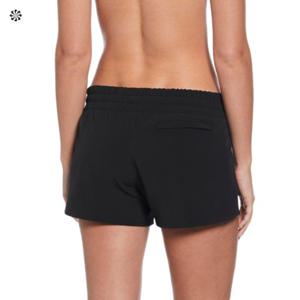 나이키스윔 NESSF320-001 여성 발리 커버업 쇼츠 블랙 - 여성 래쉬가드