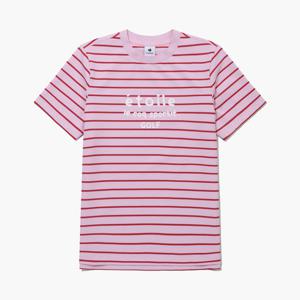 [르꼬끄골프] 여성 스트라이프 라운드넥 반팔 티셔츠 (GQ222LRS44)