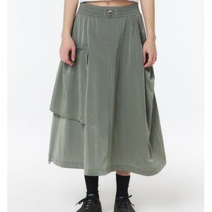 [오프로드]여성 언발란스 아웃포켓 스커트_5L41811