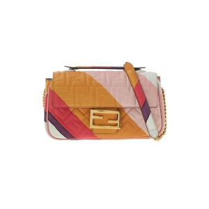 펜디 바게트 체인 미디 FF 자카드 패브릭백 멀티컬러 8BR793AK2KF1HK3
