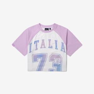 [휠라키즈]Girls 라글란 배색 크롭티셔츠_(FK2RSG2306F_LPM)