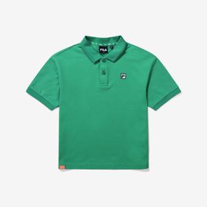 [휠라키즈]에센셜 카라 티셔츠_(FK2TSG2101X_GRN)