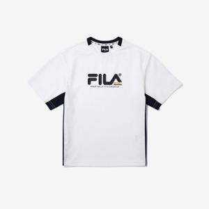 [휠라키즈]퍼포먼스 배색 티셔츠_(FK2RSG2501M_OWH)