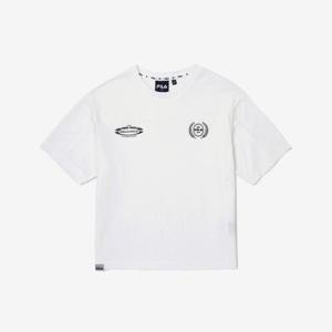 [휠라키즈]매쉬배색 반팔 티셔츠_(FK2RSG2205M_OWH)