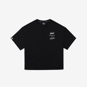 [휠라키즈]에센셜 컬러 티셔츠_(FK2RSG2101X_BLK)