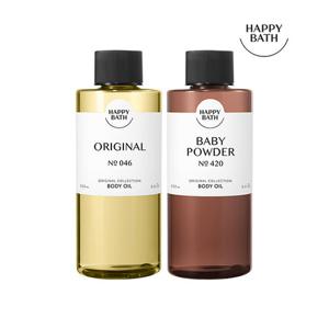 [해피바스]오리지널 컬렉션 바디오일 250ml 2입 (옵션)
