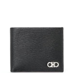 페레가모 8CC 간치니 반지갑 블랙/레드 66A063 0685956