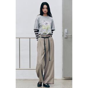 [라인]벨티드 슬리브리스 원피스 (NNOPPE60)