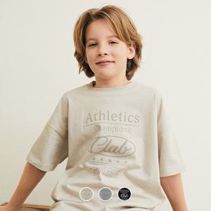 [지오다노주니어] 03095523 에어쿨 프린트 반팔 티셔츠