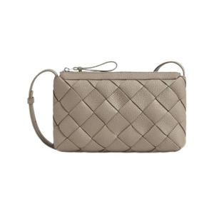 보테가 베네타 디아고 지퍼 메신저 라임스톤 837112V4FV12816