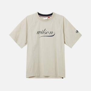윌슨반팔티 JQS W241001TTW31-BEI 남성 헤리티지로고 반팔 피스테