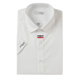 (듀퐁)25년 SS 신상 -SE5MM21HS304SWH(화이트)- 슬림핏 스트레치 솔리드 반팔셔츠