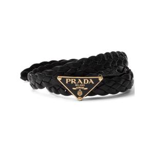 26 SS 프라다 트라이앵글 로고 브레이디드 벨트 1CS1122C9B TP436327913