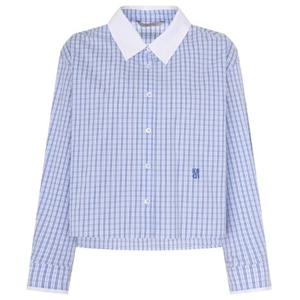 [케네스레이디] 체크 크롭 셔츠 (EWBLPC0503)