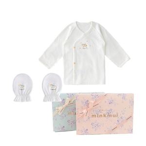 [밍크뮤] SC선물포장(아이보리)퓨어코니 모달배내저고리+손싸개(A5A7000003)2025FW 출산선물 A A5A7000003