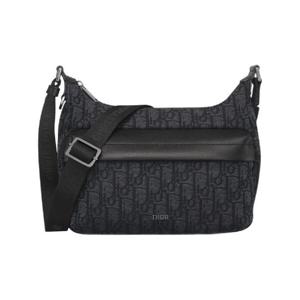 디올 스몰 라이더 소프트 호보 백 디올 오블리크 자카드 앤 그레인드 카프스킨 블랙 1ESPO380YKS-H03E