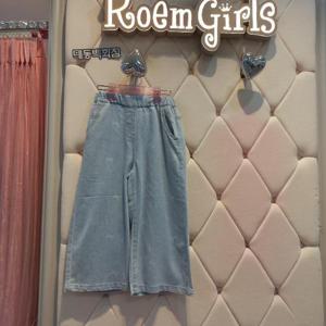 로엠걸즈 DP01 리본 전판 데님 RGTJ2561C