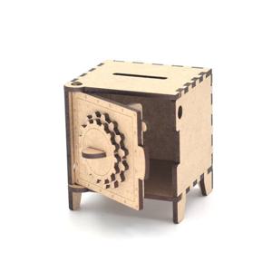 아트박스/퍼즐이야기 3D나무퍼즐 미니 비밀금고 모형 만들기