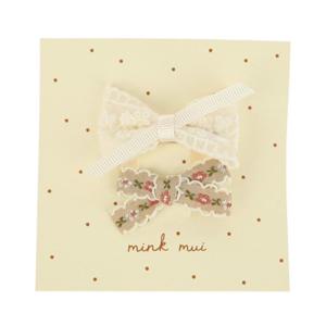 밍크뮤ch 플라워레이스헤어핀SET (35A1487201)