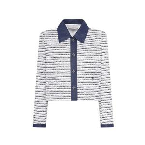 [케네스레이디] 배색 트위드 자켓 (EWJKPD0204)