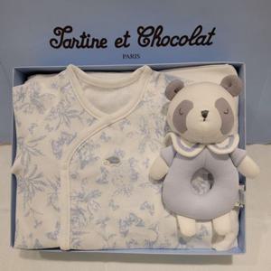 쇼콜라 트왈드배냇저고리디아애착인형세트 (TNORAG182G)가을겨울남아출산선물