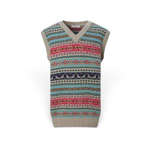 [헤지스] 남성 울 퍼피 페어아일 베스트 HZSW5D487I2