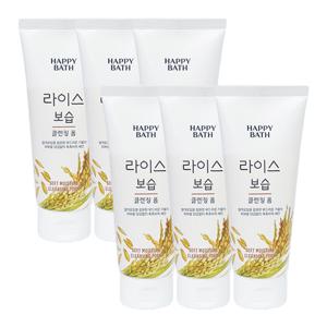 해피바스 라이스 보습 클렌징폼 200g x6