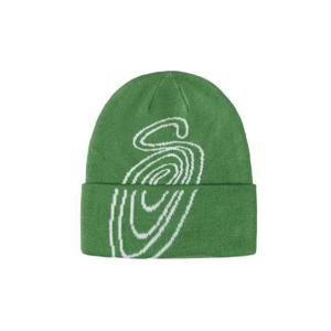 스투시 스월 S 커프 비니 올리브 1321148