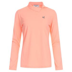 [샵앤]여성 여름 하프넥 스테디 긴팔 티셔츠 LB-WSH-227-핑크