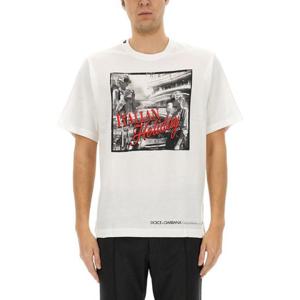 돌체앤가바나 반팔 티셔츠 G8PN9T G7O4TW0800 WHITE
