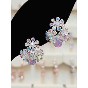 볼라레 세이브존03 볼라레 라일락 스파클 은침 귀걸이 AGSSS1790A