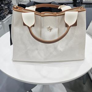 [엘르골프]여성 봄 캔버스 스퀘어 토트백6J27511_DJ