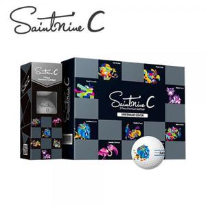 [세인트나인]세인트나인 C 3피스 화이트 골프공 12구 1더즌 골프