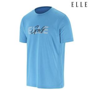 엘르골프 세이브존01 남성 가슴 로고 라운드 티셔츠 6L35301 840