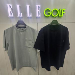[엘르골프]남성 포켓 라운드 티셔츠6L35303_DJ